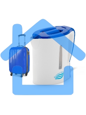 Чайник электрический Великие Реки Мая-1 бело-синий