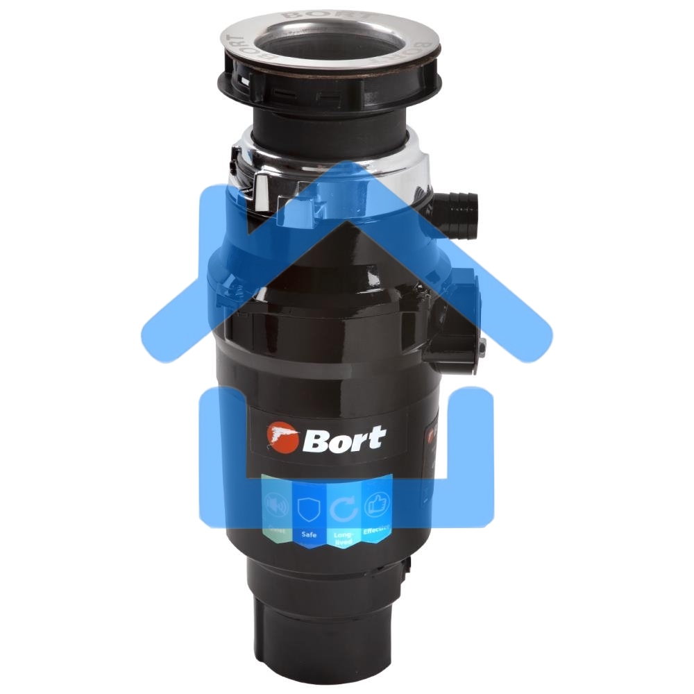 Измельчитель пищевых отходов Bort MASTER ECO (91275752) Число ступеней измельчения 2 ; Система шумоизоляции Да ; Мощность 390 Вт; Объем камеры 1000 мл; Материал камеры Металл ; Система защиты от перегрузки и заклинивания; Скорость холостого хода 2600 об/м