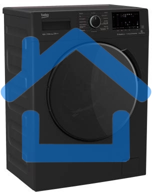 Стиральная машина Beko WSPE6H616A черный, загрузка фронтальная 6,5 кг, 1200 об/мин., класс: А++