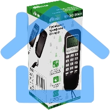 Телефон проводной Ritmix RT-010 черный