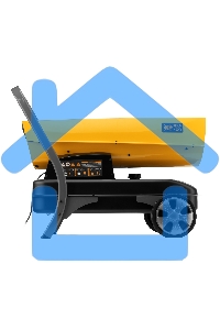 Дизельная тепловая пушка Denzel DHG-45i, 45 кВт, 1000 м3/ч, прямой нагрев, электронный термостат