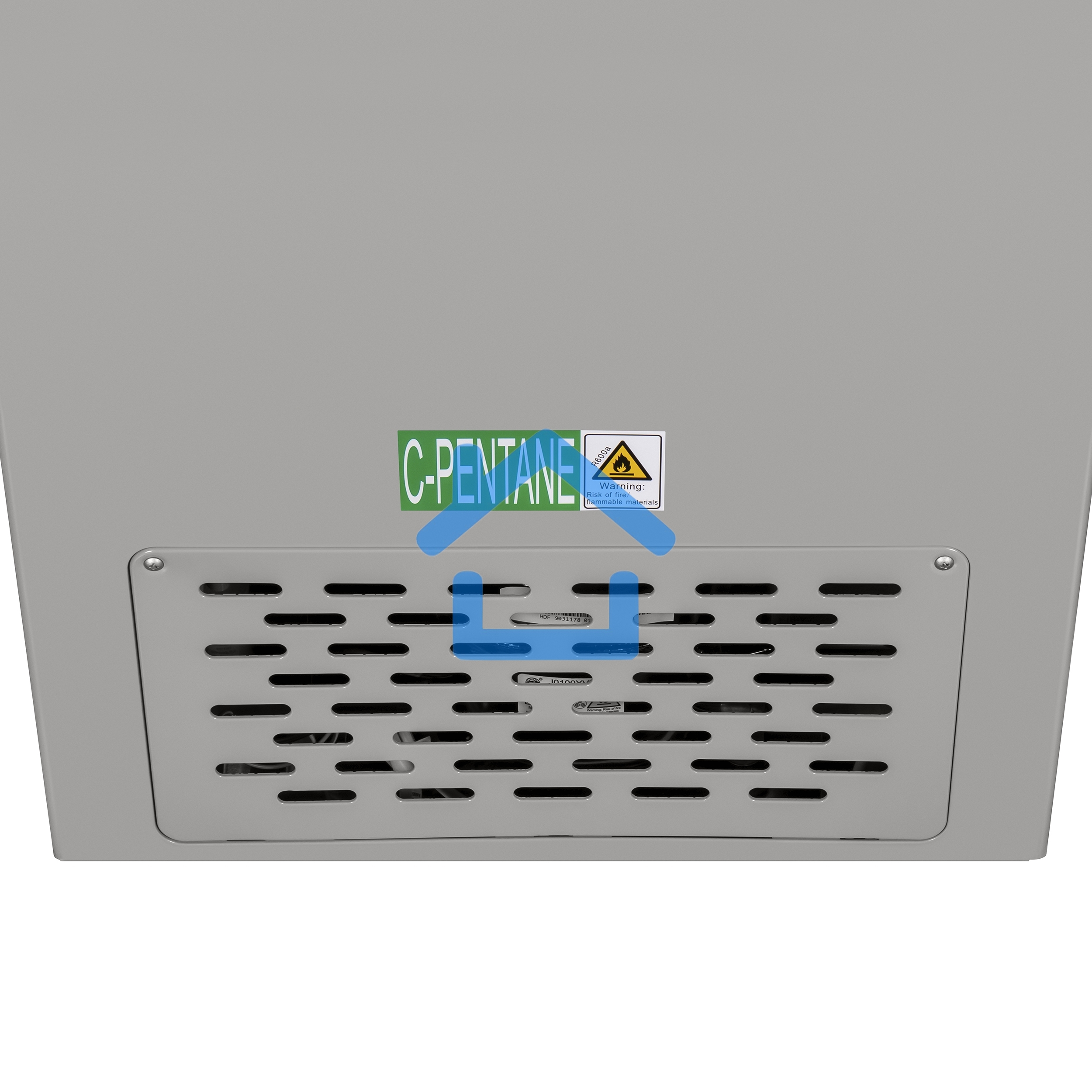 Морозильный ларь Maunfeld MFL200GR, серый, 200л