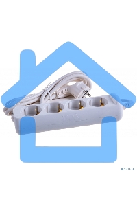 Удлинитель 4 гнезда 3 м U-4e-3m с/з U-4e-3m ПВС Б0028374 ЭРА