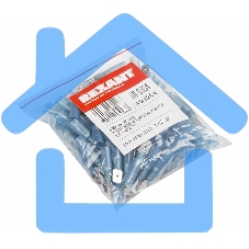 Клемма плоская изолированная термоусаживаемая штекер 6.35 мм 1.5-2.5 мм² (РПи-п-т 2.5-(6.3)) синий Rexant