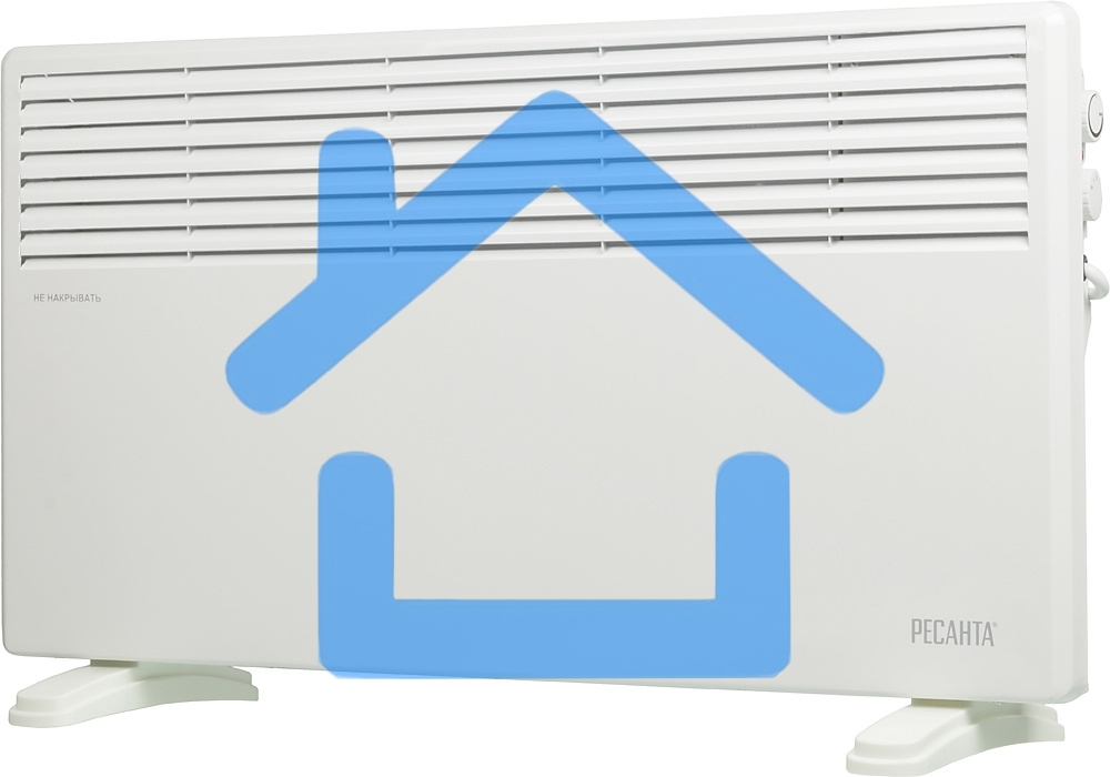 Конвектор Ресанта ОК-2000СН белый, 2000 Вт, 20 м2, термостат