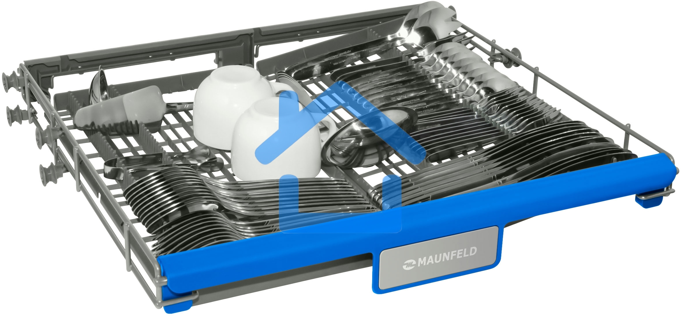 Встраиваемая посудомоечная машина Maunfeld MLP-12IM, черный, 59.8 см, 14 компл., 44 дБ, класс A++