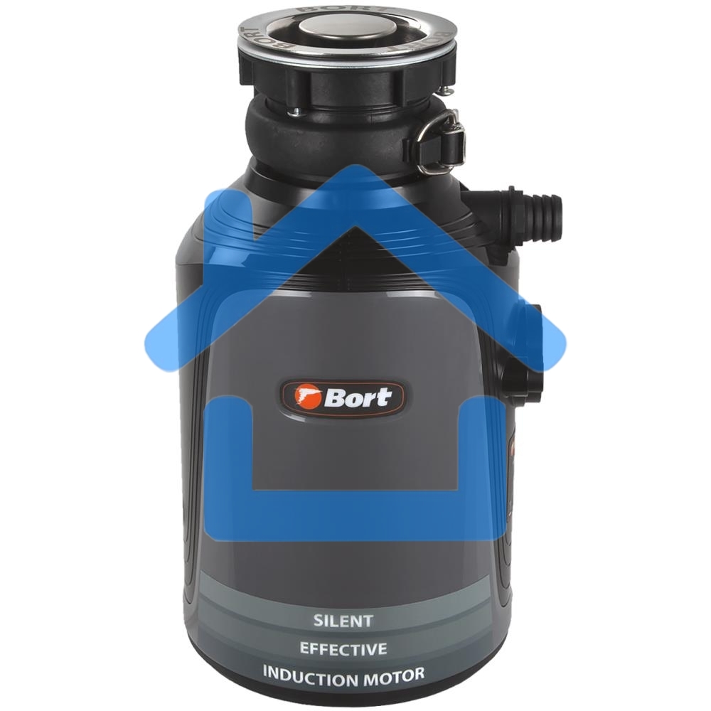 Измельчитель пищевых отходов Bort Alligator, 560 Вт., объем 1 450 мл., пневмовыключатель