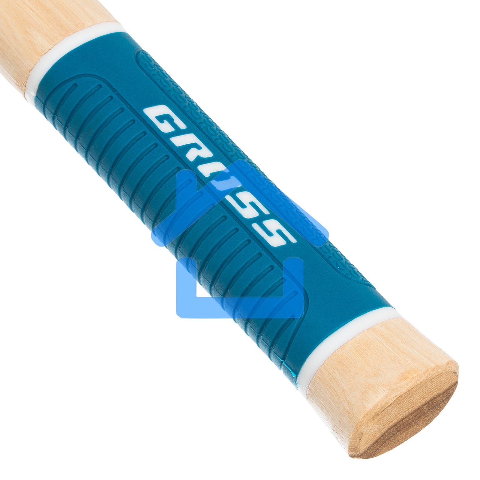 Молоток-гвоздодер GROSS American hickory 450г, угол 75, магнит, обрезиненная рукоятка 10418