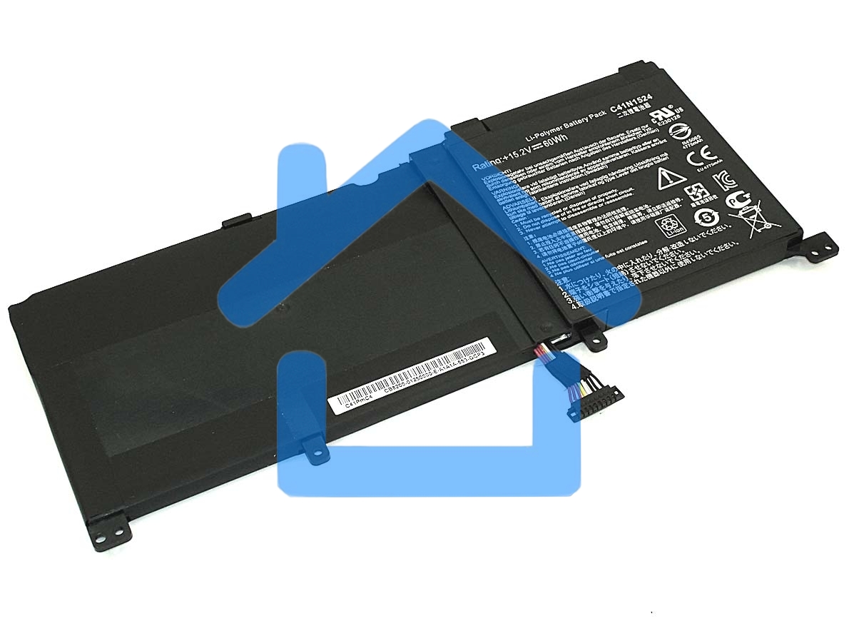 Аккумуляторная батарея для ноутбукa Asus N501 (C41N1524) 15.2V 60Wh черный Orig