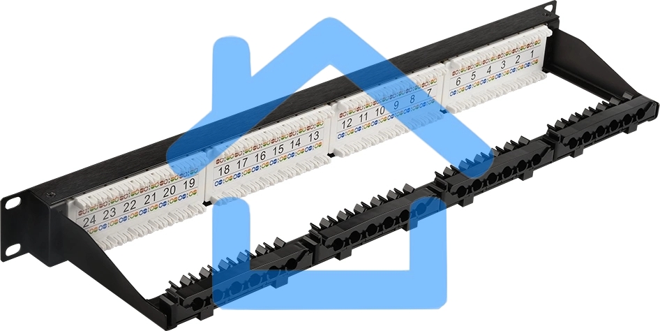 Патч-панель Lanmaster LAN-PPN24U5E 19