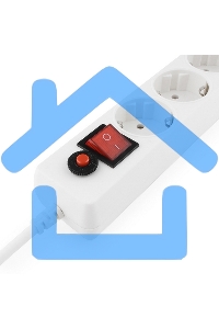 Сетевой фильтр Гарнизон ЕНLW-4 0,5 м 5 розеток белый 