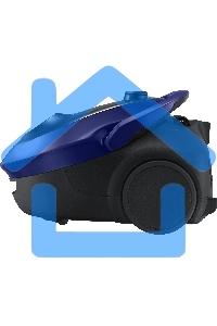 Пылесос Samsung VC20M251AWB синий, 460/2000 Вт, уборка сухая, пылесборник мешок 2.5 л