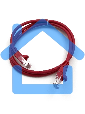 Патч-корд Buro cat5E 1м красный RJ-45 (m)-RJ-45 (m)