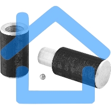 Петля гаражная с шаром СИБРТЕХ d 40*140мм,2 шт. Р 92016