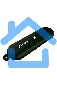 Флешка USB 64 Gb Silicon Power Lux Mini 320, USB 2.0, Green