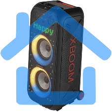 Минисистема LG XBOOM XL9T черный/красный 1000Вт USB BT