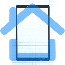 Стекло для Huawei MatePad T8 / T8 Kids черный