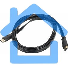 Кабель аудио-видео High Speed ver.1.4 Flat HDMI (m)/HDMI (m) 2м. черный