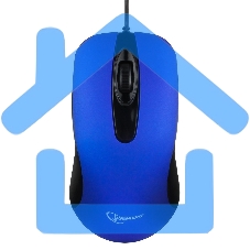 Мышь проводная Gembird MOP-400-B синий, 1000 dpi, USB, кнопки - 3