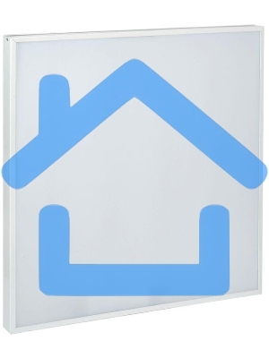 Светильник светодиодный Iek LDVO0-6576-50-6500-K01 ДВО 6576 595х595х25мм 50Вт 6500К опал аналог люм.свет. 4х18 накладных или в потолок Армстронг