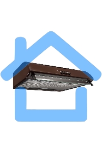 Вытяжка козырьковая Gefest ВО 2501 К47 коричневый, 50 см, 300 куб. м/ч, 75 дБ