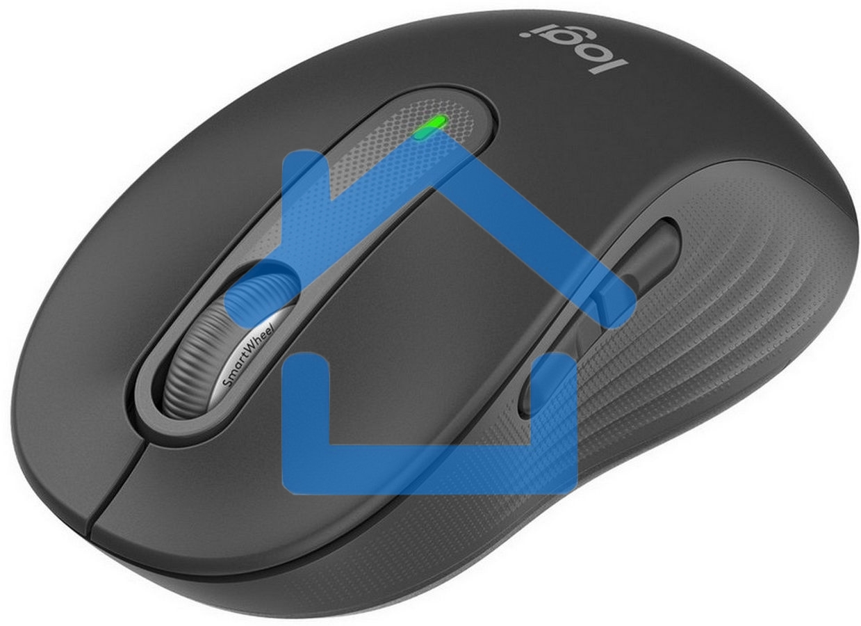 Мышь беспроводная Logitech Signature M650 графитовый, 4000 dpi, радиоканал, Bluetooth, USB, кнопки - 5