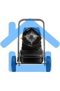 Дизельная тепловая пушка Denzel DHG-45i, 45 кВт, 1000 м3/ч, прямой нагрев, электронный термостат