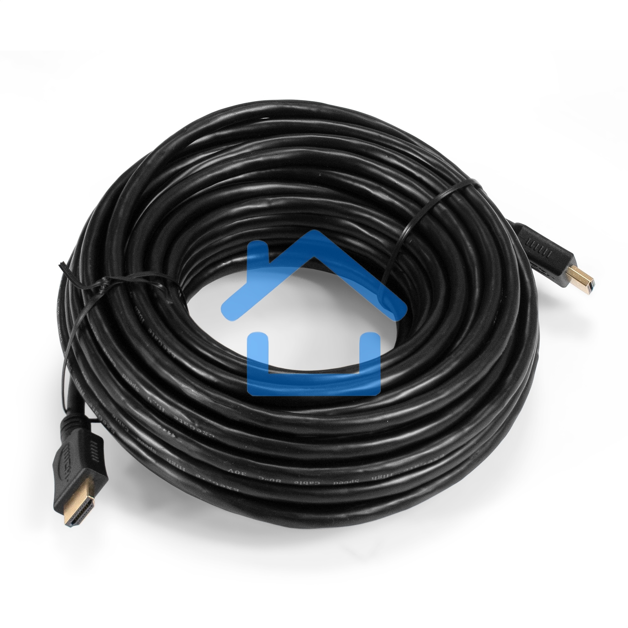 Кабель HDMI ExeGate EX-CC-HDMI2-15.0 (19M/19M, v2.0, 15м, 4K UHD, Ethernet, позолоченные контакты)