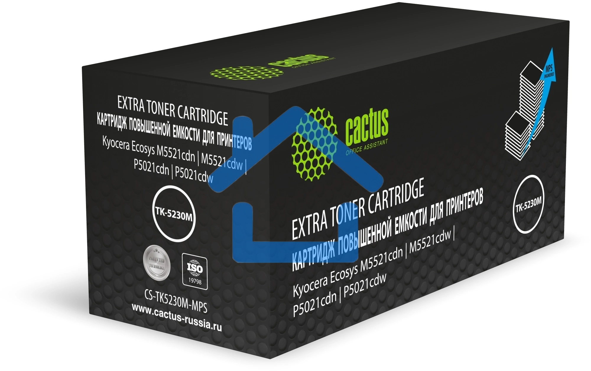 Картридж лазерный Cactus CS-TK5230M-MPS пурпурный (4400стр.) для Kyocera Ecosys M5521cdn/M5521cdw/P5021cdn/P5021cdw