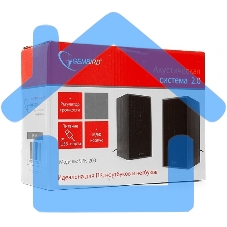 Акустическая система Gembird SPK-203, черный МДФ,2х3 Вт, регулятор громкости, USB