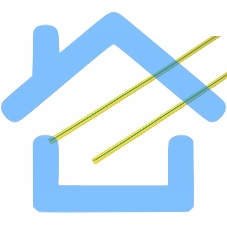 Термоусаживаемая трубка Rexant 1,5/0,75 мм, желто-зеленая, упаковка 50 шт. по 1 м