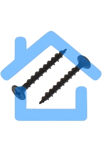 Саморез гипсокартон-дерево KRANZ 3.5х35, пакет (50 шт./уп.)