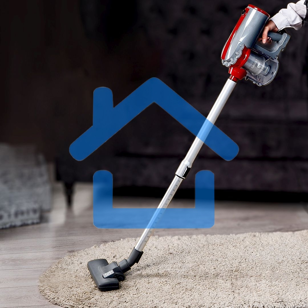 Пылесос вертикальный Galaxy GL 6255 серый/красный, питание от сети, 150 Вт, уборка сухая, пылесборник 0.8 л