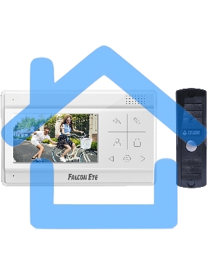 Комплект домофона Falcon Eye Vela + AVP-505 PAL темно-серый