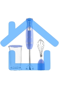 Блендер Galaxy Line GL 2143, синий, погружной, 1000 Вт, 17 000 об/мин, 2 скорости