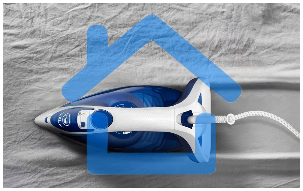 Утюг Tefal FV5736E0 2500Вт, 220г, синий