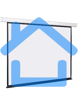 Экран с электроприводом Lumien Eco Control 229x305 см (раб. область 221х297 см) Matte White черная кайма по периметру 4:3