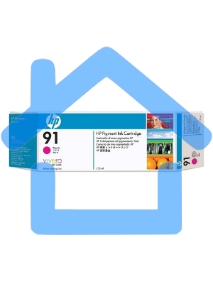 Картридж струйный HP №91 C9471A светло-пурпурный для HP DJ Z6100 (775мл)