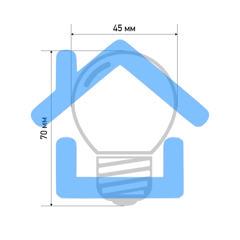 Лампа светодиодная Neon-night d-45 3 LED 1Вт шар . белая E27 25лм 220В