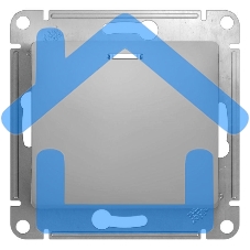 Механизм выключателя 1-кл. СП GLOSSA 10А IP20 10AX с подсветкой алюм. SchE GSL000313