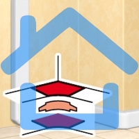 Угол внутренний LEGRAND 010605, переменный от 80° до 100°, для кабель-канала 105х50мм
