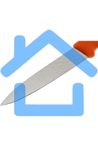 Набор ножей кухонных Victorinox Swiss Classic (6.7606.L119B) компл.:2шт оранжевый блистер