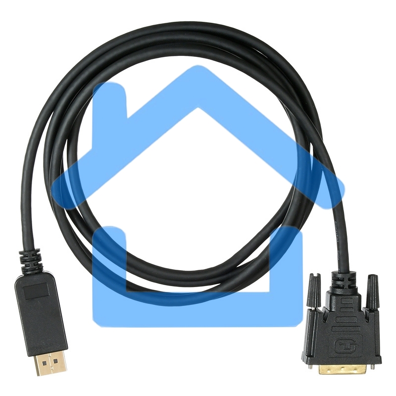 Кабель аудио-видео Buro 1.1v DisplayPort (m)/DVI-D (Dual Link) (m) 2м. Позолоченные контакты черный (BHP DPP_DVI-2)