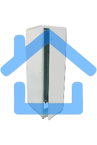 Шкаф телекоммуникационный напольный 42U (800x800) дверь металл (3 места), ШТК-М-42.8.8-3ААА