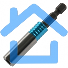 Адаптер для бит с двойным держателем и магнитом, 65 мм, 1/4