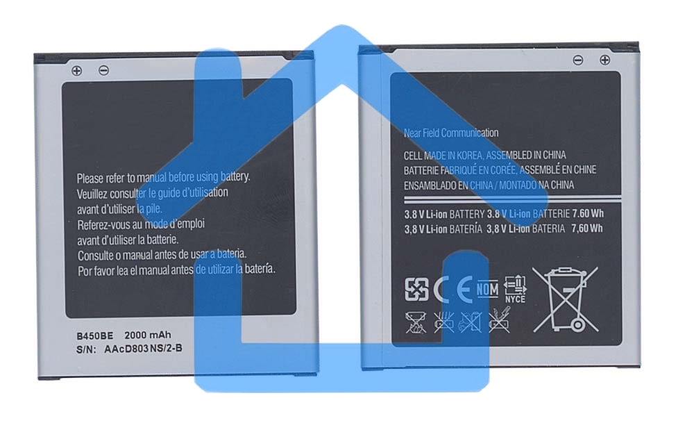 Аккумуляторная батарея B450BC, B450BE для Galaxy S III Mini SM-G730V