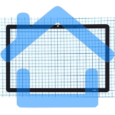 Стекло для Huawei MatePad T10s черный