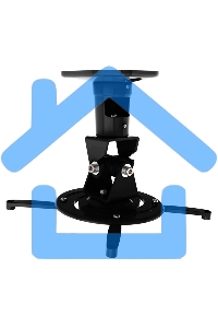 Кронштейн для проектора Cactus CS-VM-PR01-BK черный макс.10кг настенный и потолочный поворот и наклон