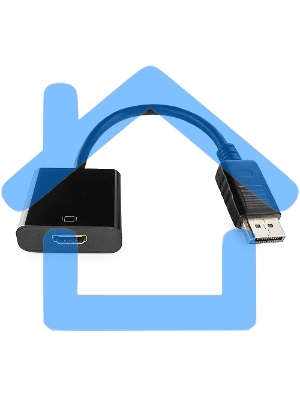 Переходник DisplayPort - HDMI Cablexpert A-DPM-HDMIF-002, 20M/19F, пакет