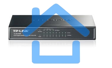 Коммутатор TP-Link SMB TL-SG1008P Коммутатор 8-port Gigabit Switch с 4 портами РоЕ